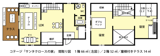 サンタクロースの家間取り